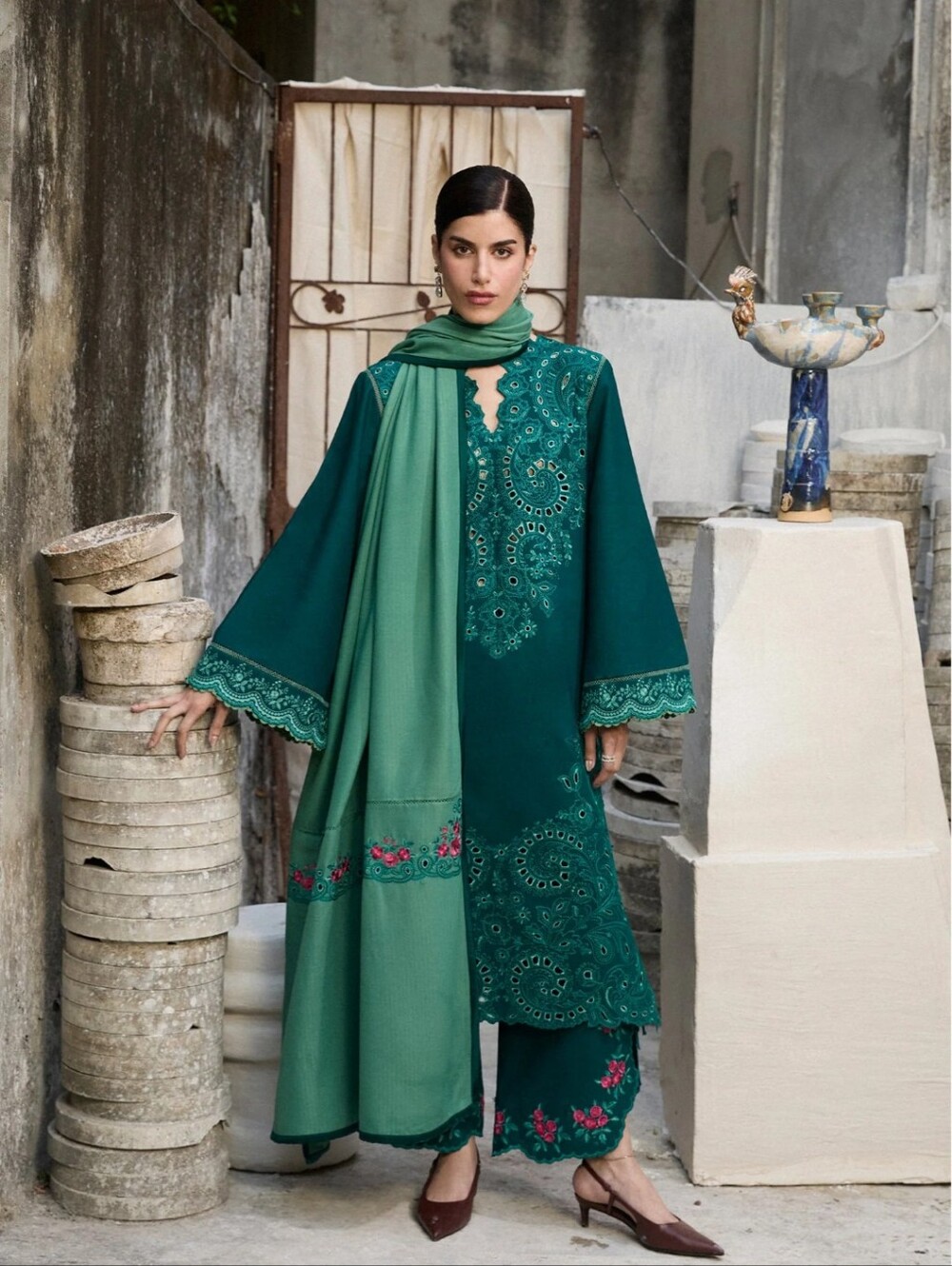 Hussain Rehar Designer Dress NWT